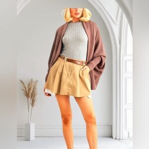 COCOA BROWN BATWING SLEEVE OPEN FRONT CARDIGAN NWT BOUTIQUE ITEM SIZE MEDIUM